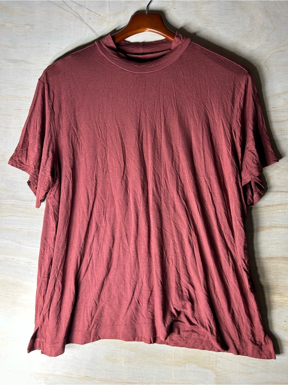 American Eagle Outfitters Men's Short Sleeve Crewneck Tee - Rust